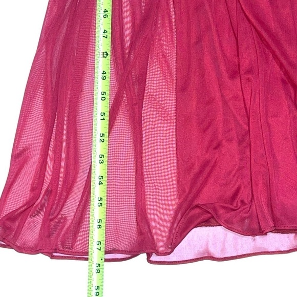 David's Bridal Red Bridesmaid Dress Size 10 - Picture 15 of 16